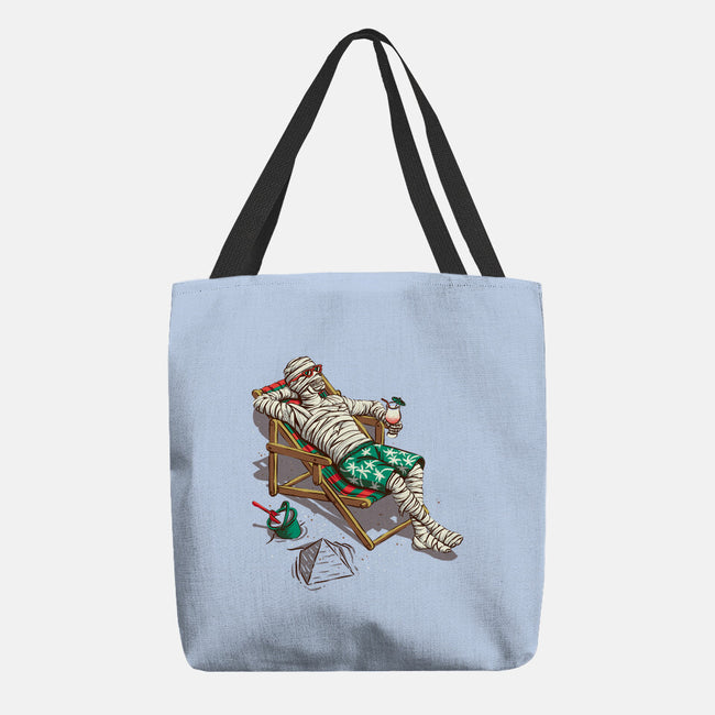 Mummy On Vacation-None-Basic Tote-Bag-Ramos