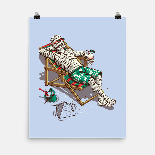 Mummy On Vacation-None-Matte-Poster-Ramos