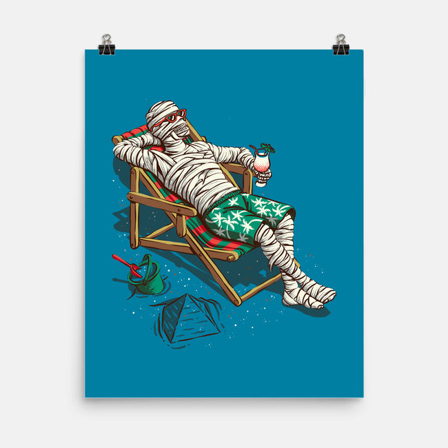 Mummy On Vacation-None-Matte-Poster-Ramos