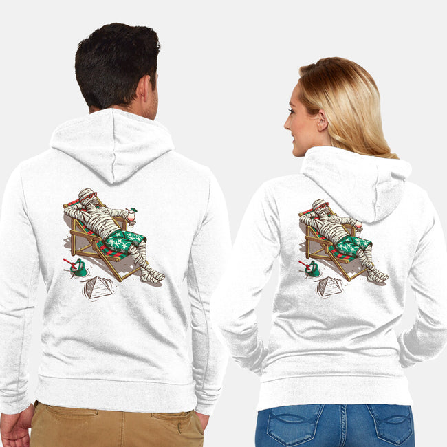 Mummy On Vacation-Unisex-Zip-Up-Sweatshirt-Ramos