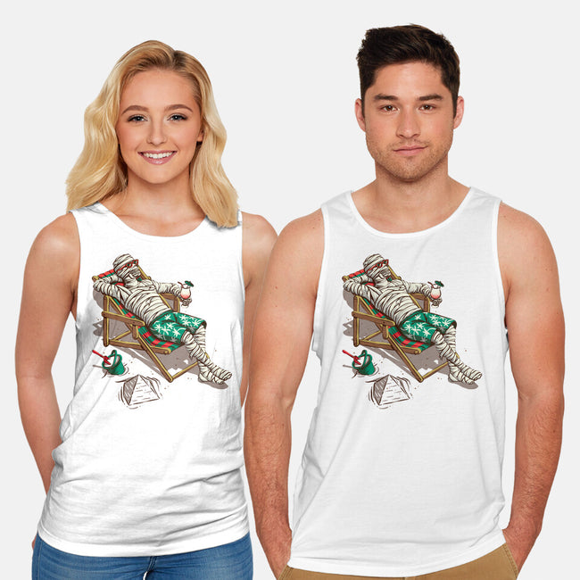 Mummy On Vacation-Unisex-Basic-Tank-Ramos