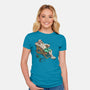 Mummy On Vacation-Womens-Fitted-Tee-Ramos