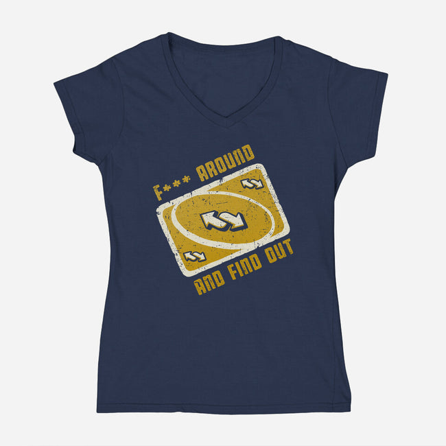 Try Me-Womens-V-Neck-Tee-kg07