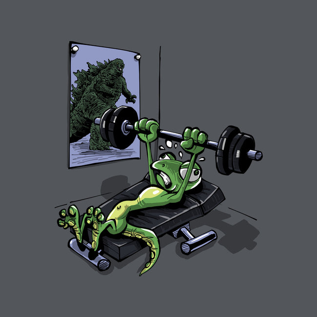 Training For Kaiju-None-Beach-Towel-zascanauta