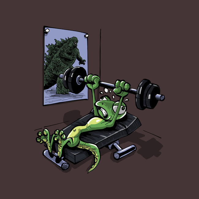 Training For Kaiju-None-Glossy-Sticker-zascanauta