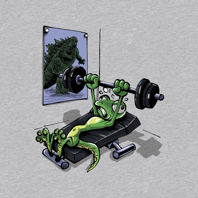 Training For Kaiju-Baby-Basic-Tee-zascanauta