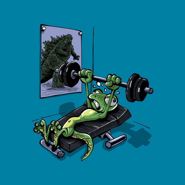 Training For Kaiju-None-Beach-Towel-zascanauta