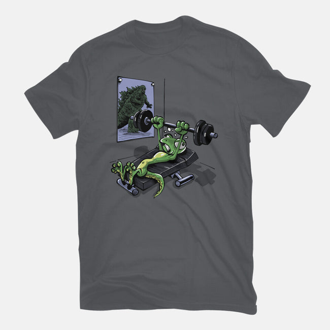 Training For Kaiju-Mens-Basic-Tee-zascanauta