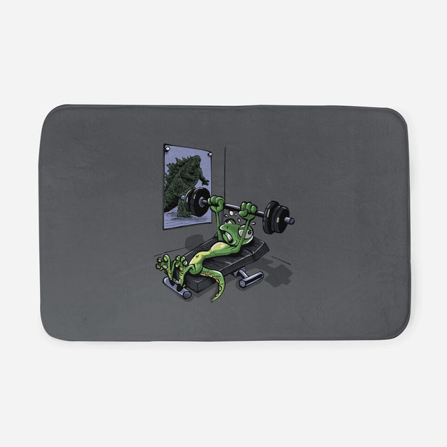 Training For Kaiju-None-Memory Foam-Bath Mat-zascanauta