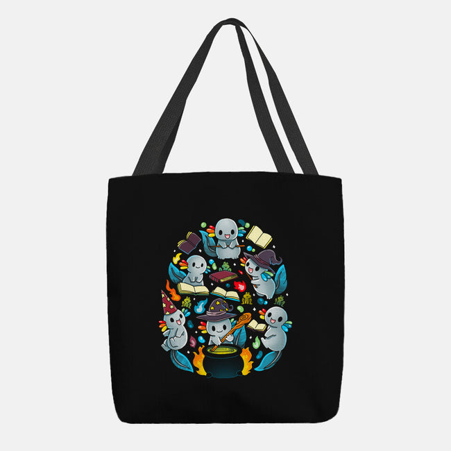 Magic Axolotls-None-Basic Tote-Bag-Vallina84