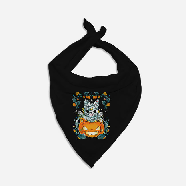 Mummy Pumpkin Cat-Cat-Bandana-Pet Collar-Vallina84