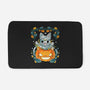 Mummy Pumpkin Cat-None-Memory Foam-Bath Mat-Vallina84