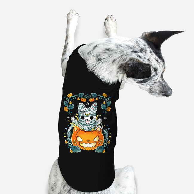 Mummy Pumpkin Cat-Dog-Basic-Pet Tank-Vallina84