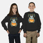 Mummy Pumpkin Cat-Youth-Crew Neck-Sweatshirt-Vallina84