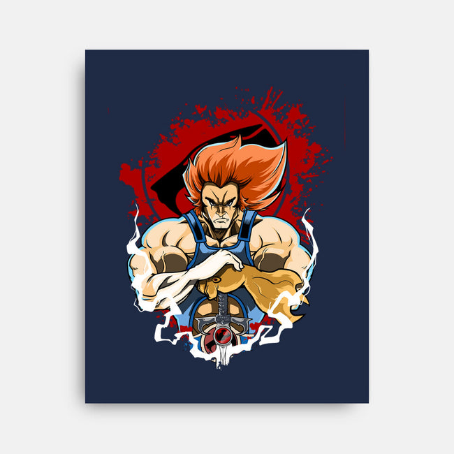 Lion-O The King-None-Stretched-Canvas-Diego Oliver