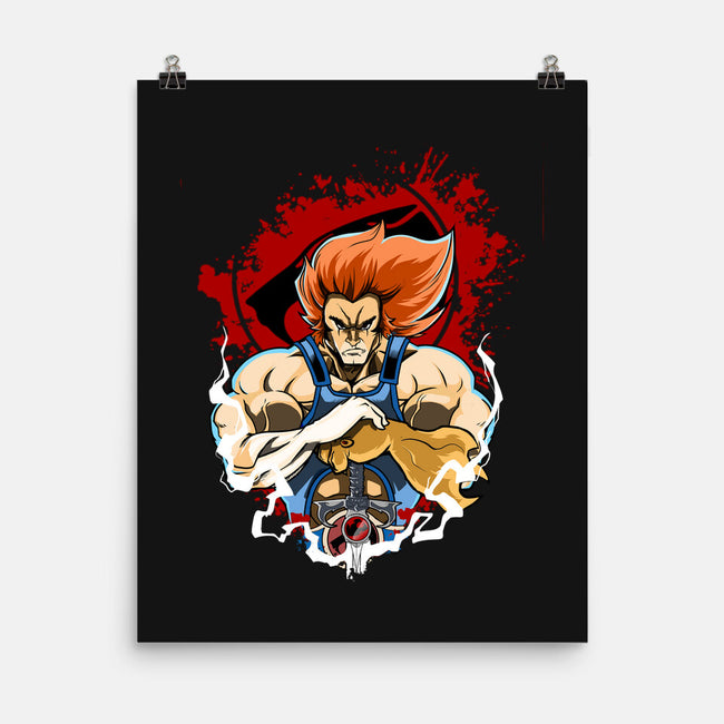 Lion-O The King-None-Matte-Poster-Diego Oliver