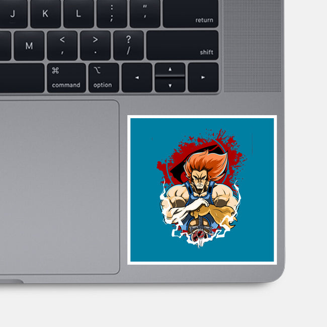 Lion-O The King-None-Glossy-Sticker-Diego Oliver