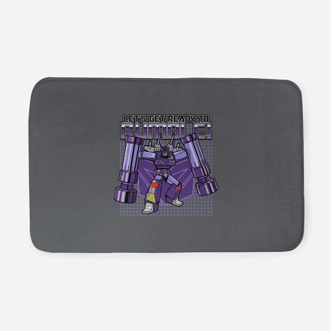 Let's Get Ready To Rumble-None-Memory Foam-Bath Mat-Boggs Nicolas