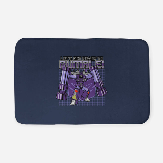 Let's Get Ready To Rumble-None-Memory Foam-Bath Mat-Boggs Nicolas