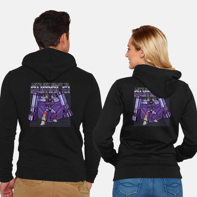 Let's Get Ready To Rumble-Unisex-Zip-Up-Sweatshirt-Boggs Nicolas