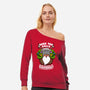 Boughs Of Shrubbery-Womens-Off Shoulder-Sweatshirt-Boggs Nicolas