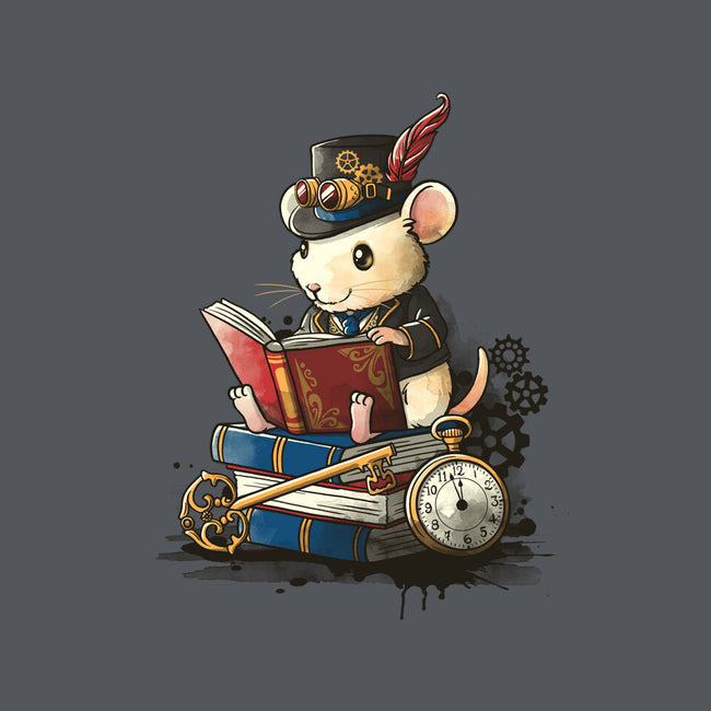 Steampunk Mouse Reader-None-Matte-Poster-NemiMakeit