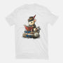 Steampunk Mouse Reader-Mens-Basic-Tee-NemiMakeit