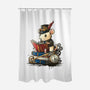 Steampunk Mouse Reader-None-Polyester-Shower Curtain-NemiMakeit