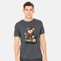 Steampunk Mouse Reader-Mens-Heavyweight-Tee-NemiMakeit