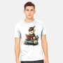 Steampunk Mouse Reader-Mens-Heavyweight-Tee-NemiMakeit