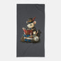 Steampunk Mouse Reader-None-Beach-Towel-NemiMakeit