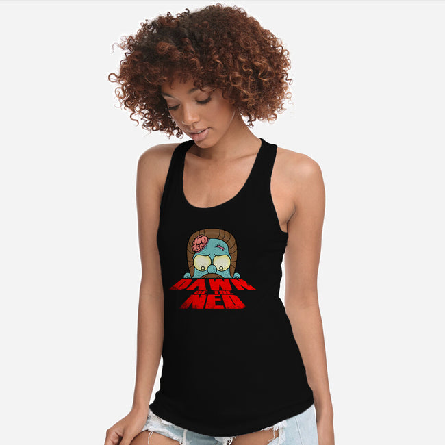 Dawn Of The Ned-Womens-Racerback-Tank-Boggs Nicolas