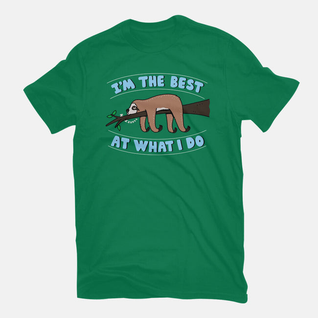 Best At What I Do-Unisex-Basic-Tee-Boggs Nicolas