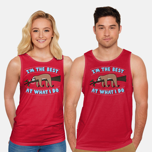 Best At What I Do-Unisex-Basic-Tank-Boggs Nicolas