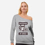 The Multitasker-Womens-Off Shoulder-Sweatshirt-retrodivision