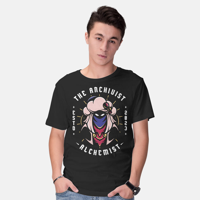 The Archivist Alchemist-Mens-Basic-Tee-Alundrart