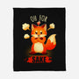 Oh For Fox Sake-None-Fleece-Blanket-Digital Magician