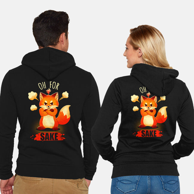 Oh For Fox Sake-Unisex-Zip-Up-Sweatshirt-Digital Magician