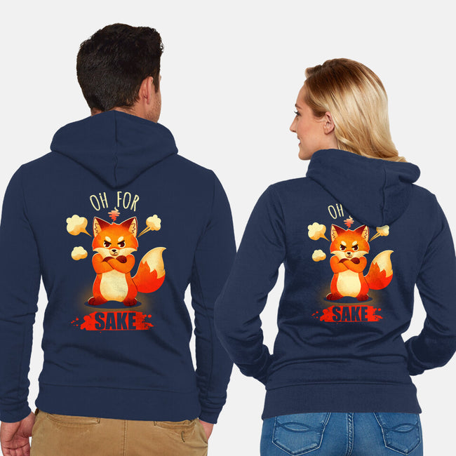 Oh For Fox Sake-Unisex-Zip-Up-Sweatshirt-Digital Magician