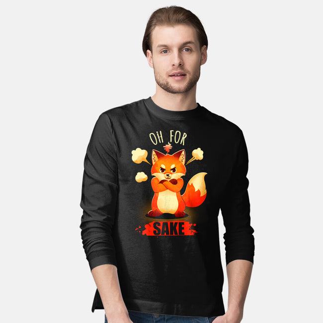 Oh For Fox Sake-Mens-Long Sleeved-Tee-Digital Magician