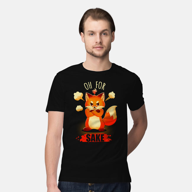 Oh For Fox Sake-Mens-Premium-Tee-Digital Magician