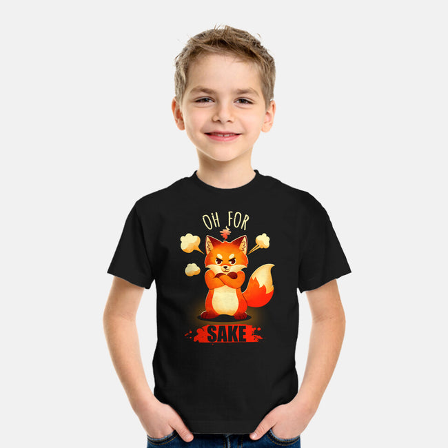 Oh For Fox Sake-Youth-Basic-Tee-Digital Magician