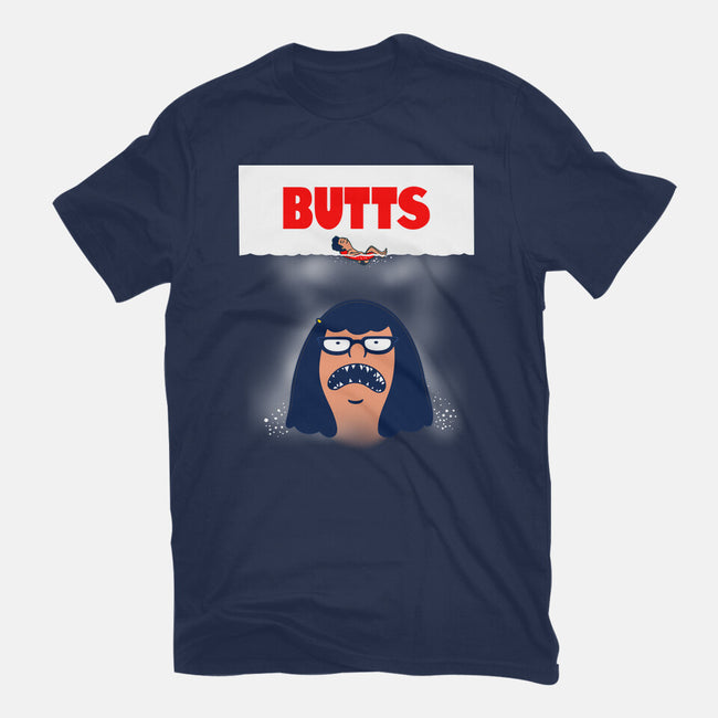 Butt Shark-Unisex-Basic-Tee-Boggs Nicolas