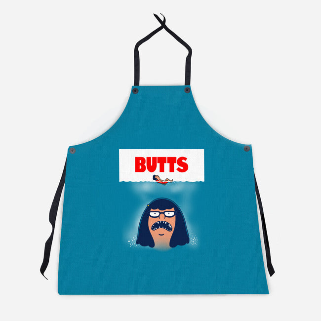 Butt Shark-Unisex-Kitchen-Apron-Boggs Nicolas