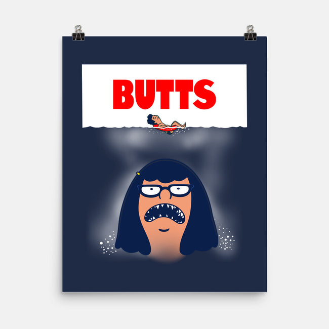 Butt Shark-None-Matte-Poster-Boggs Nicolas