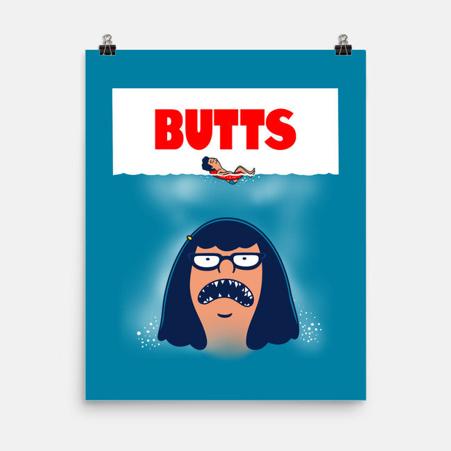 Butt Shark-None-Matte-Poster-Boggs Nicolas