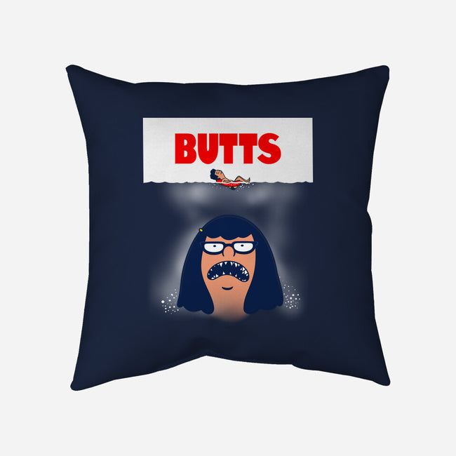 Butt Shark-None-Removable Cover-Throw Pillow-Boggs Nicolas