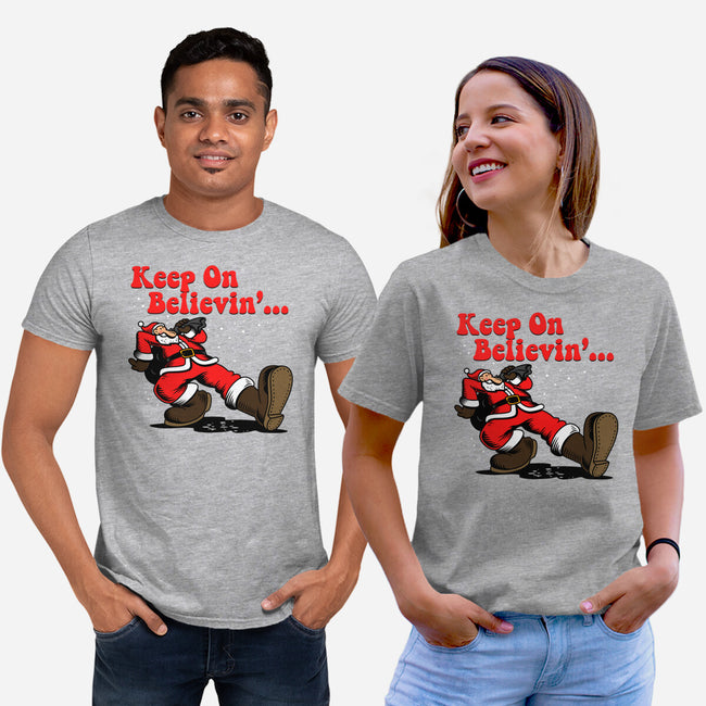 Keep On Believin-Unisex-Basic-Tee-Boggs Nicolas