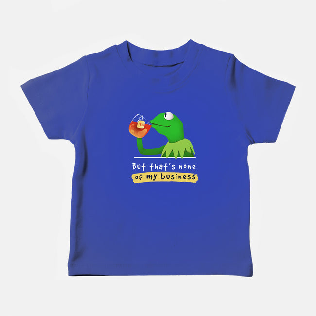 None Of My Business Muppet-Baby-Basic-Tee-Digital Magician