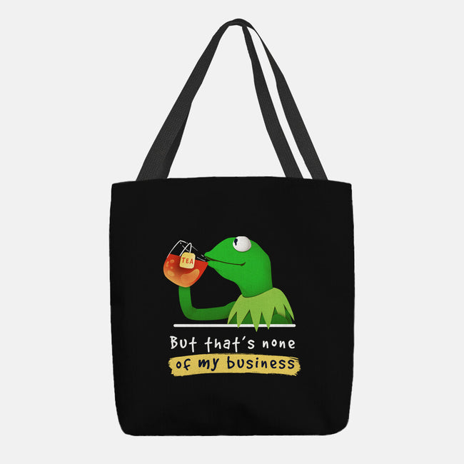 None Of My Business Muppet-None-Basic Tote-Bag-Digital Magician